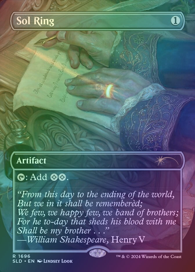 Sol Ring (SLD) (1696) / Borderless / Foil