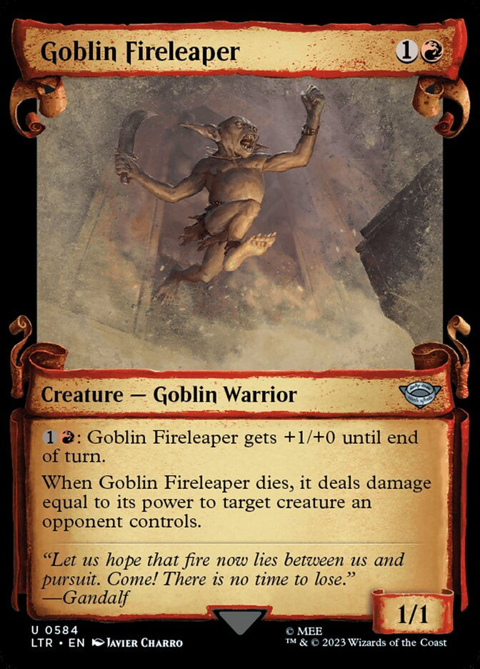 Goblin Fireleaper (LTR) (584) / Showcase
