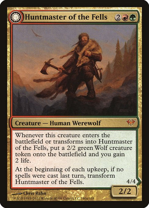 Huntmaster of the Fells // Ravager of the Fells (DKA) — cara 1 de 2