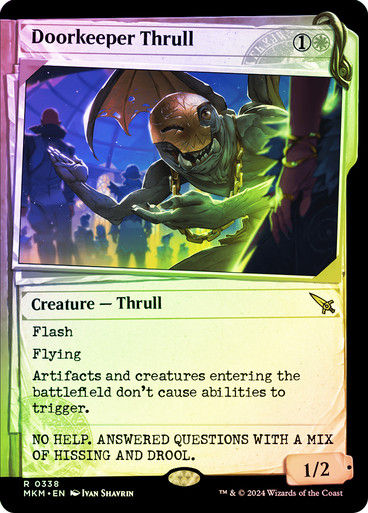 Doorkeeper Thrull (mkm) (338) / Showcase Foil
