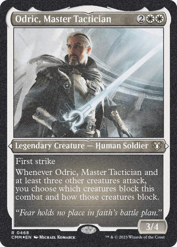 Odric, Master Tactician (CMM) (468) / Foil Etched