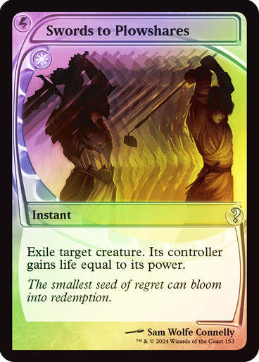 Swords to Plowshares (MB2) (153) / Foil