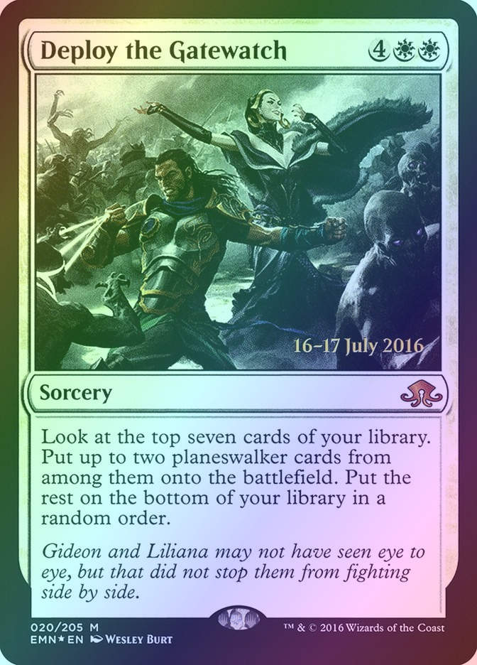 Deploy the Gatewatch (PEMN) (20s) / Foil
