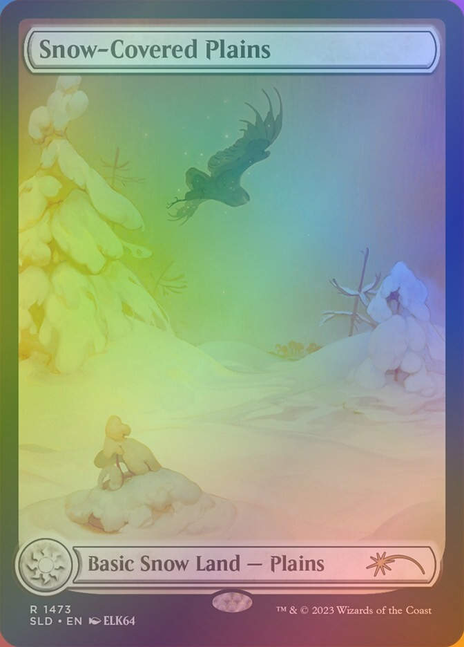 Snow-Covered Plains (SLD) (1473★) / Rainbow Foil