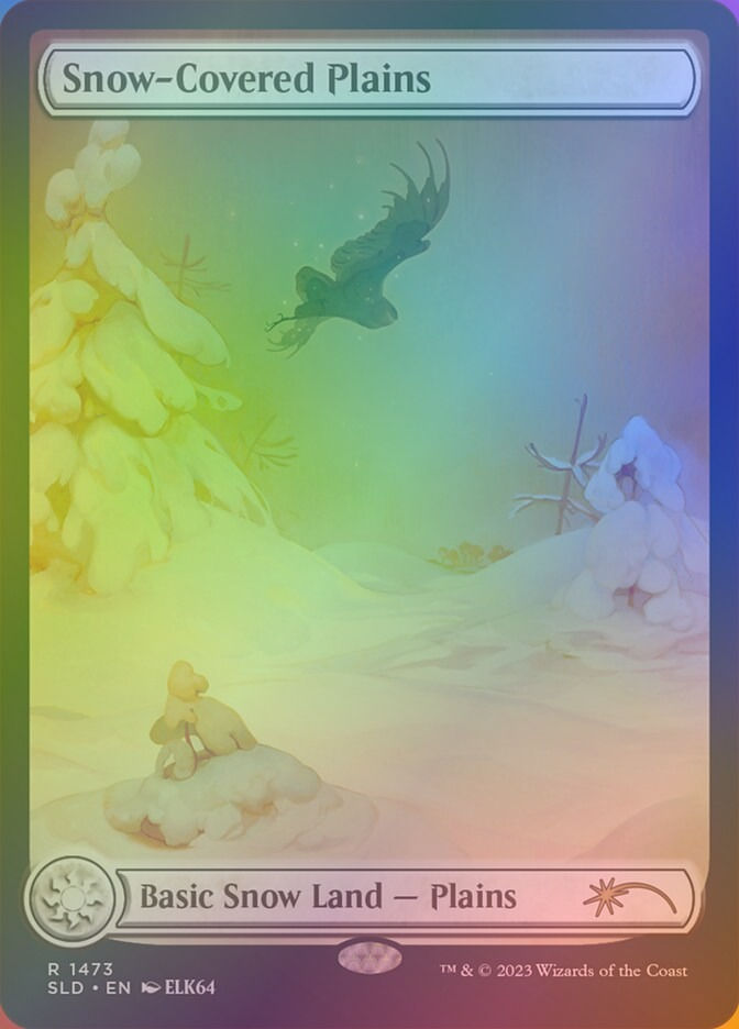 Snow-Covered Plains (SLD) (1473★) / Rainbow Foil