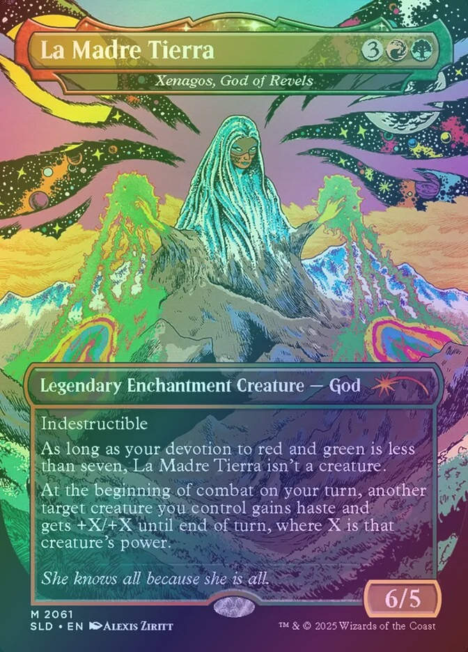 Xenagos, God of Revels (SLD) (2061) / Borderless / Foil