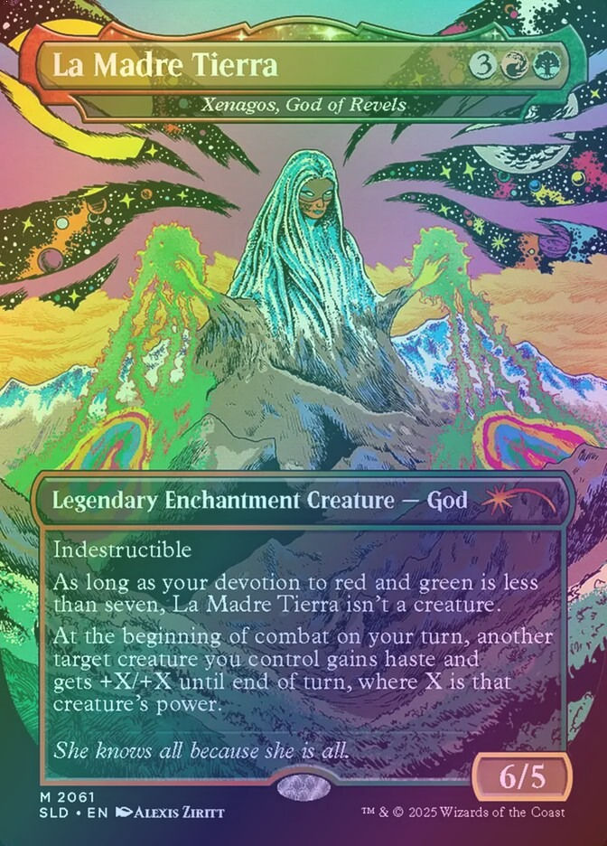 Xenagos, God of Revels (SLD) (2061) / Borderless / Foil