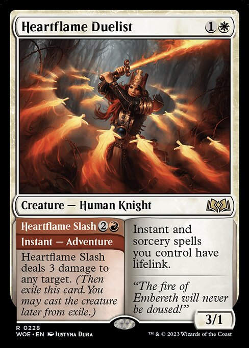 Heartflame Duelist // Heartflame Slash (woe)