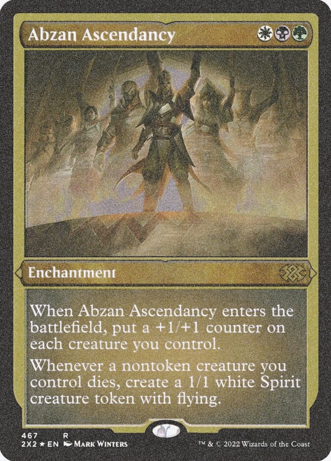 Abzan Ascendancy (2X2) (467) / Foil Etched