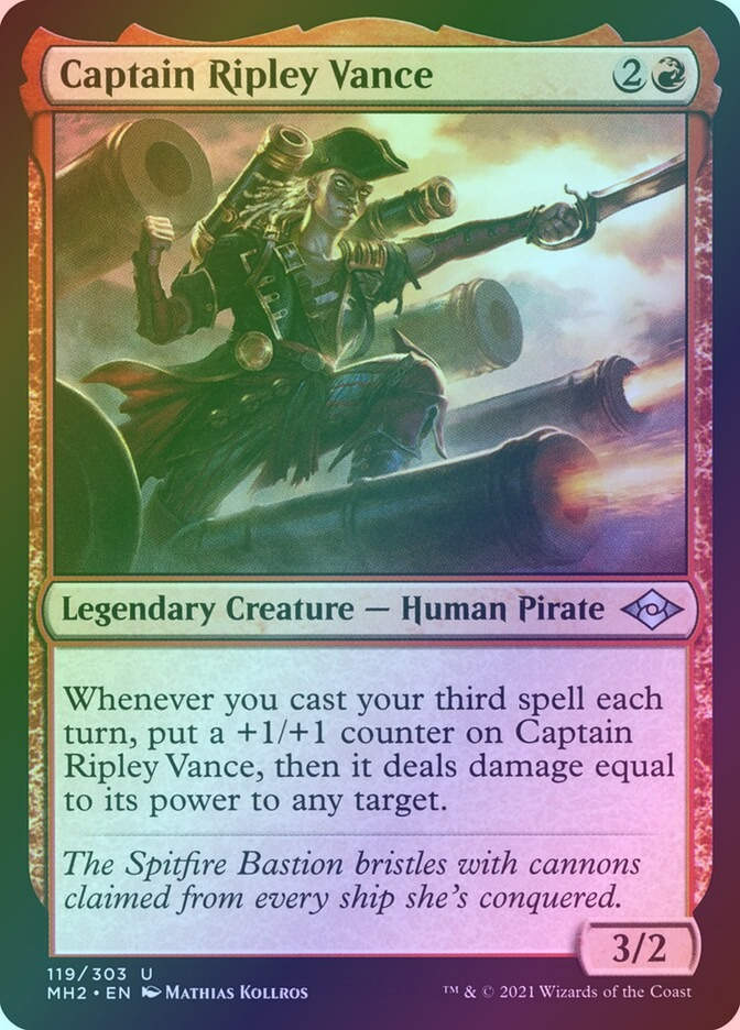 Captain Ripley Vance (MH2) (119) / Foil