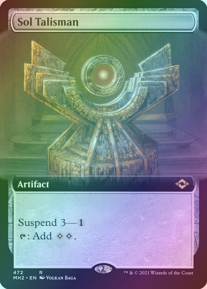 Sol Talisman (MH2) (472) / Extended Art / Foil