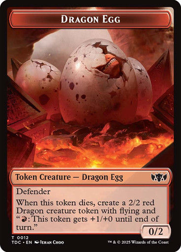Dragon (TTDC) (13) // Dragon Egg (TTDC) (12) — cara 2 de 2
