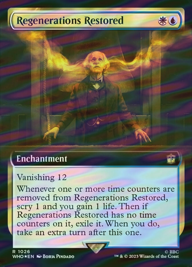Regenerations Restored (WHO) (1026) / Extended Art / Surge Foil