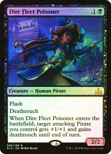 Dire Fleet Poisoner (RIX) (68) / Foil