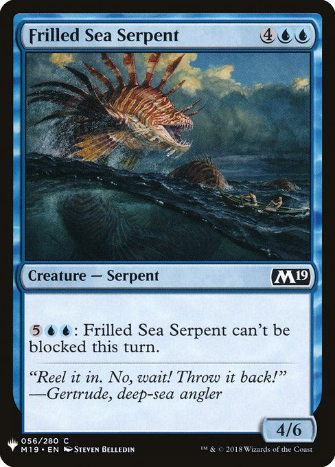 Frilled Sea Serpent (PLST) (M19-56)