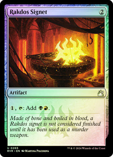 Rakdos Signet (rvr) (265) / Foil