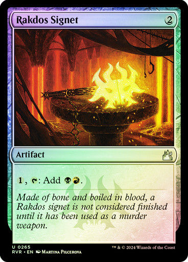 Rakdos Signet (rvr) (265) / Foil