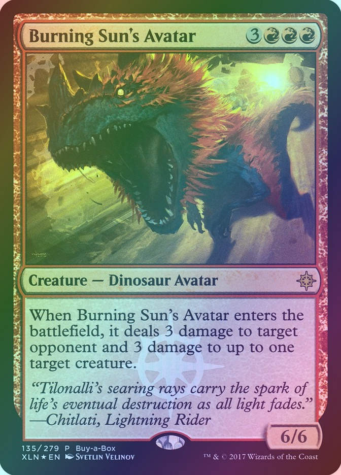 Burning Sun's Avatar (PXLN) (135) / Foil