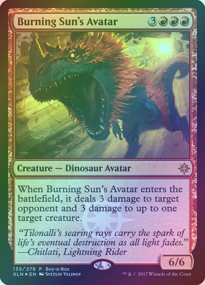 Burning Sun's Avatar (PXLN) (135) / Foil