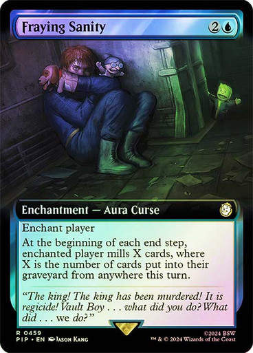 Fraying Sanity (pip) (459) / Extended Art Foil
