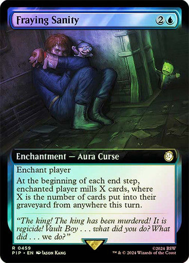 Fraying Sanity (pip) (459) / Extended Art Foil