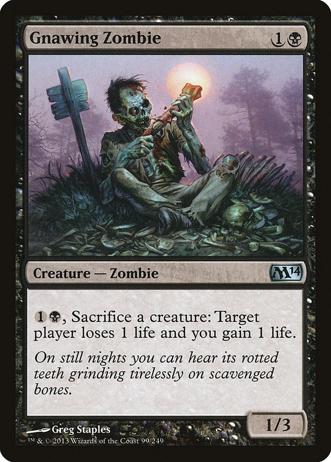 Gnawing Zombie (M14) (99)