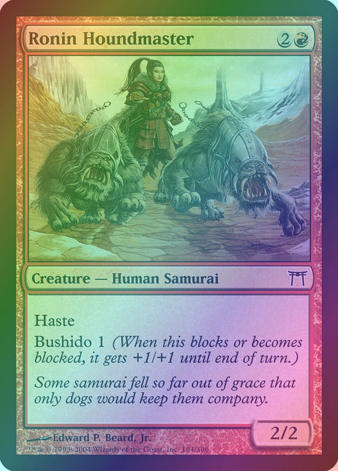 Ronin Houndmaster (CHK) (184) / Foil
