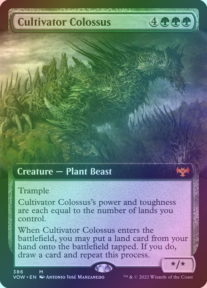 Cultivator Colossus (VOW) (386) / Extended Art / Foil
