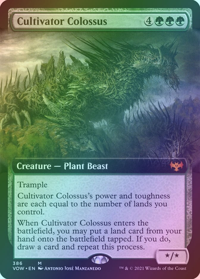 Cultivator Colossus (VOW) (386) / Extended Art / Foil