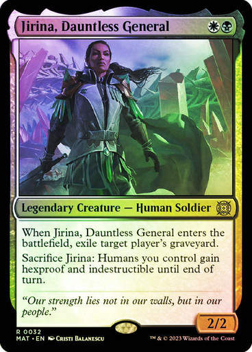 Jirina, Dauntless General (MAT) / Foil