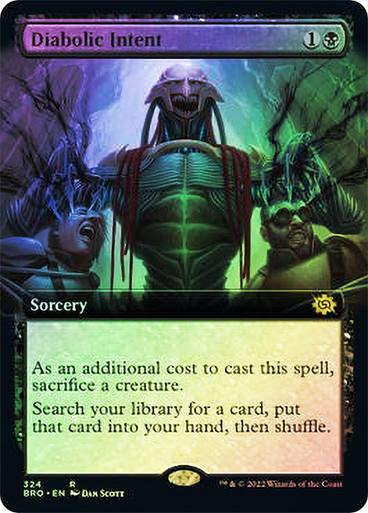 Diabolic Intent (BRO) / Extended Art Foil