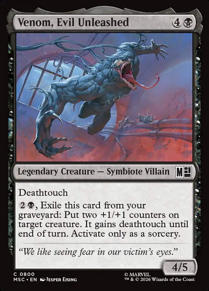 Venom, Evil Unleashed (MSC) (800)