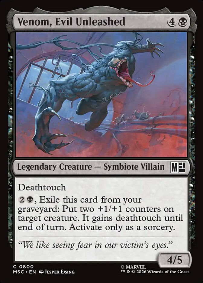 Venom, Evil Unleashed (MSC) (800)