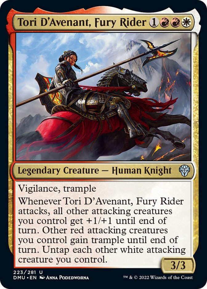 Tori D'Avenant, Fury Rider (DMU)