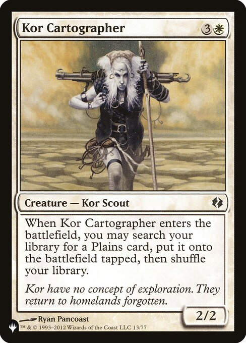 Kor Cartographer (PLST) (DDI-13)