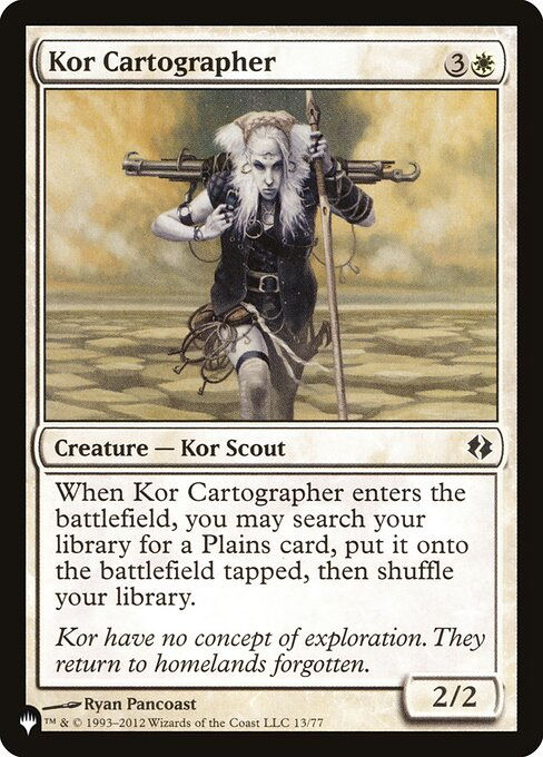 Kor Cartographer (PLST) (DDI-13)