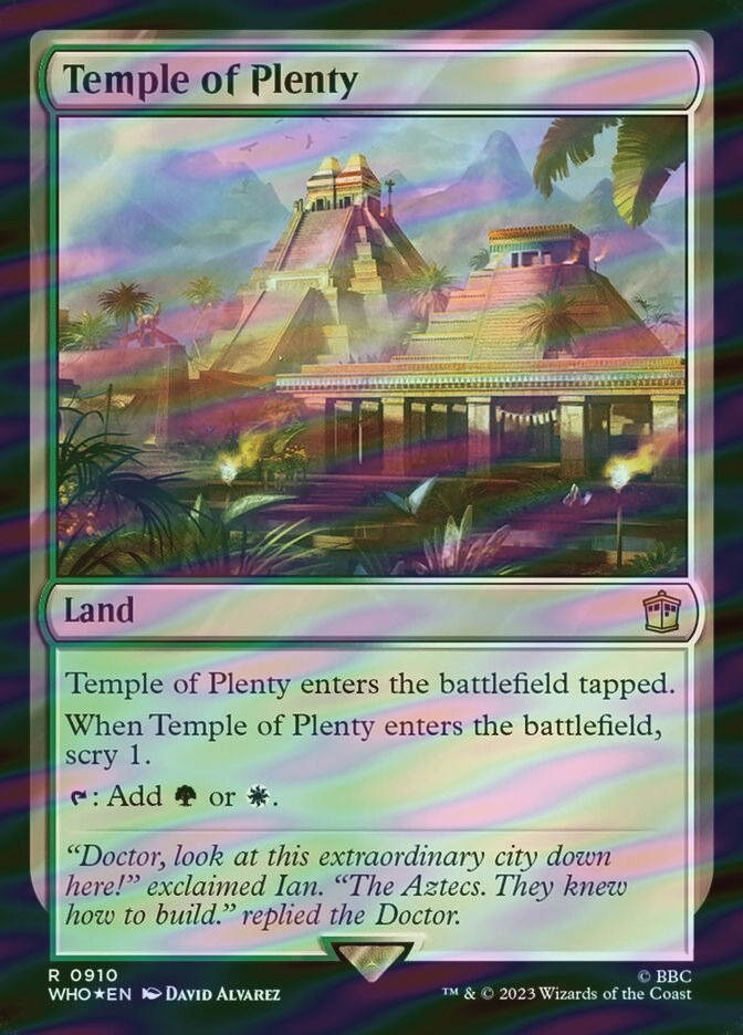 Temple of Plenty (WHO) (910) / Surge Foil