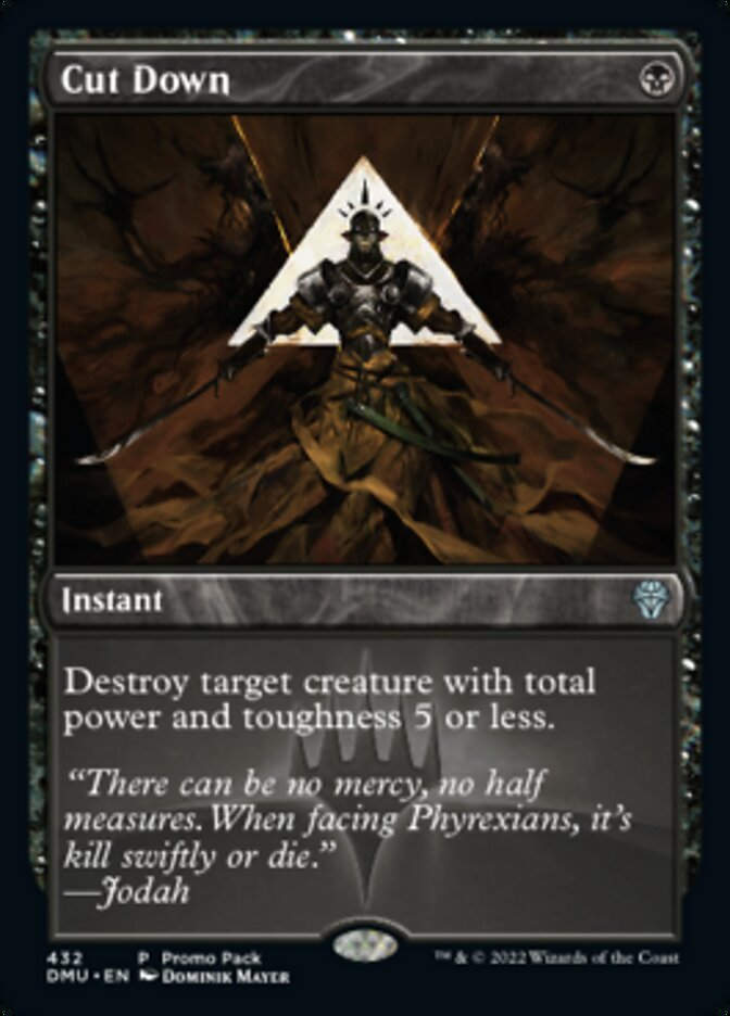 Cut Down (DMU) / Promo Pack
