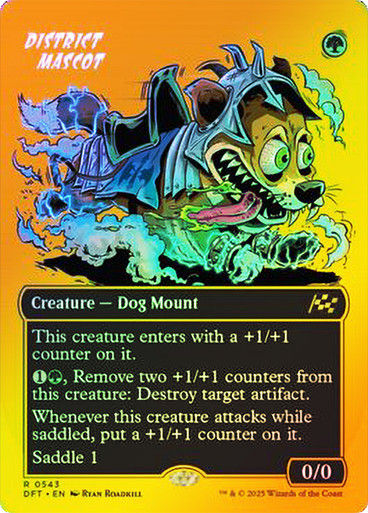 District Mascot (DFT) (543) / Borderless / First Place Foil