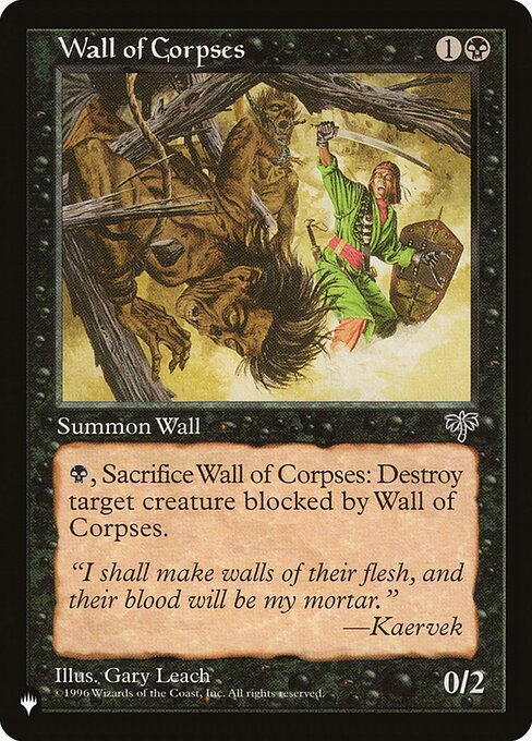 Wall of Corpses (PLST) (MIR-151)