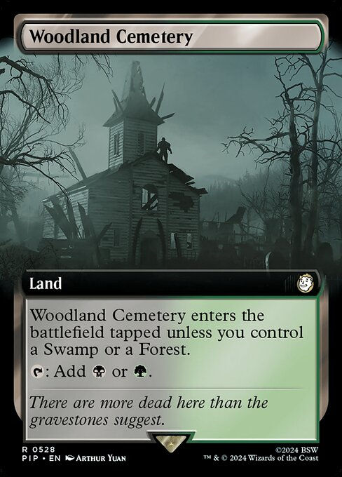 Woodland Cemetery (pip) (528) / Extended Art