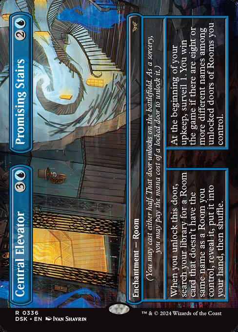 Central Elevator // Promising Stairs (DSK) (336) / Borderless