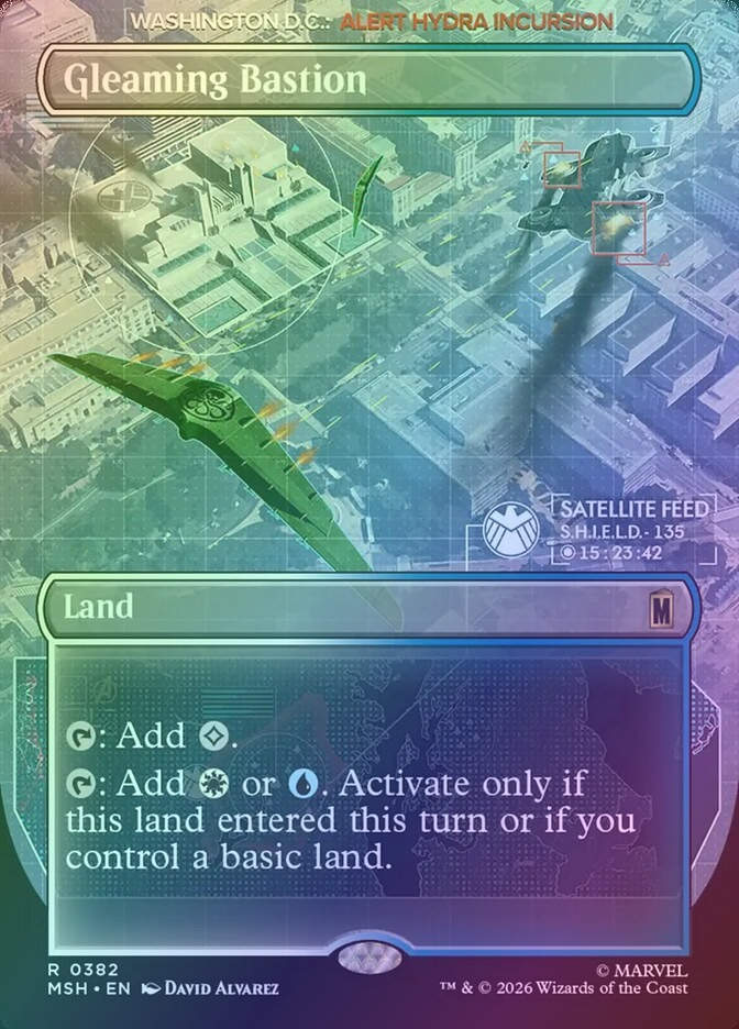 Gleaming Bastion (MSH) (382) / Borderless / Foil