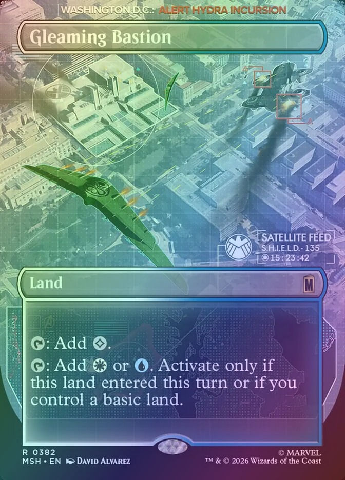 Gleaming Bastion (MSH) (382) / Borderless / Foil