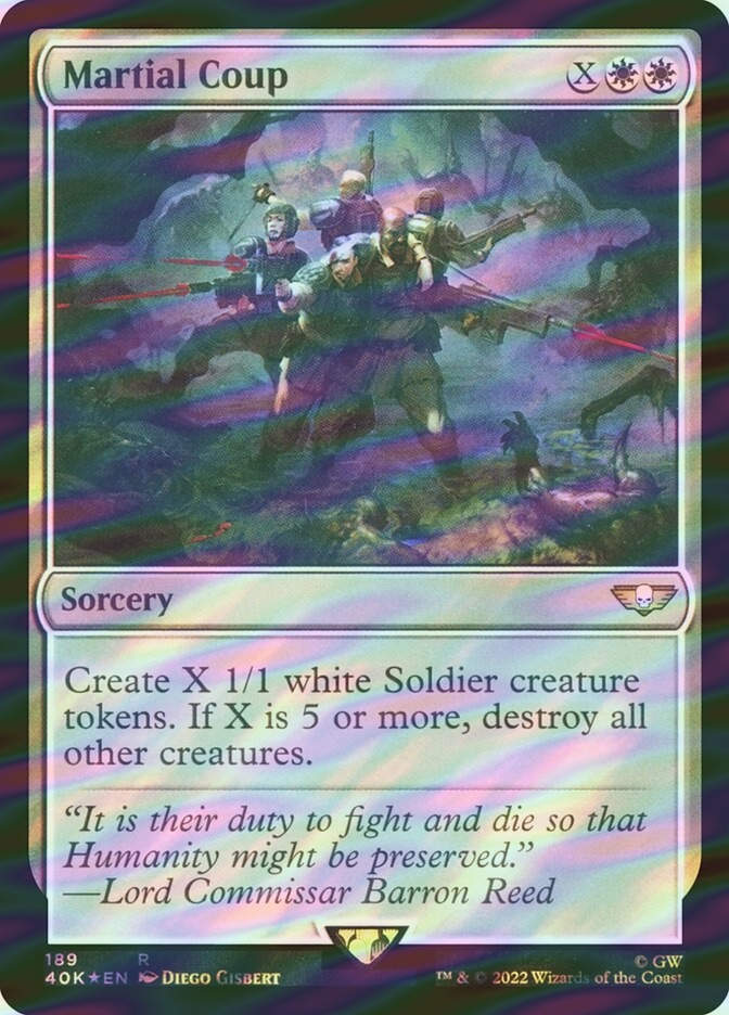 Martial Coup (40K) (189★) / Surge Foil