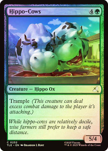 Hippo-Cows (TLE) (252) / Foil