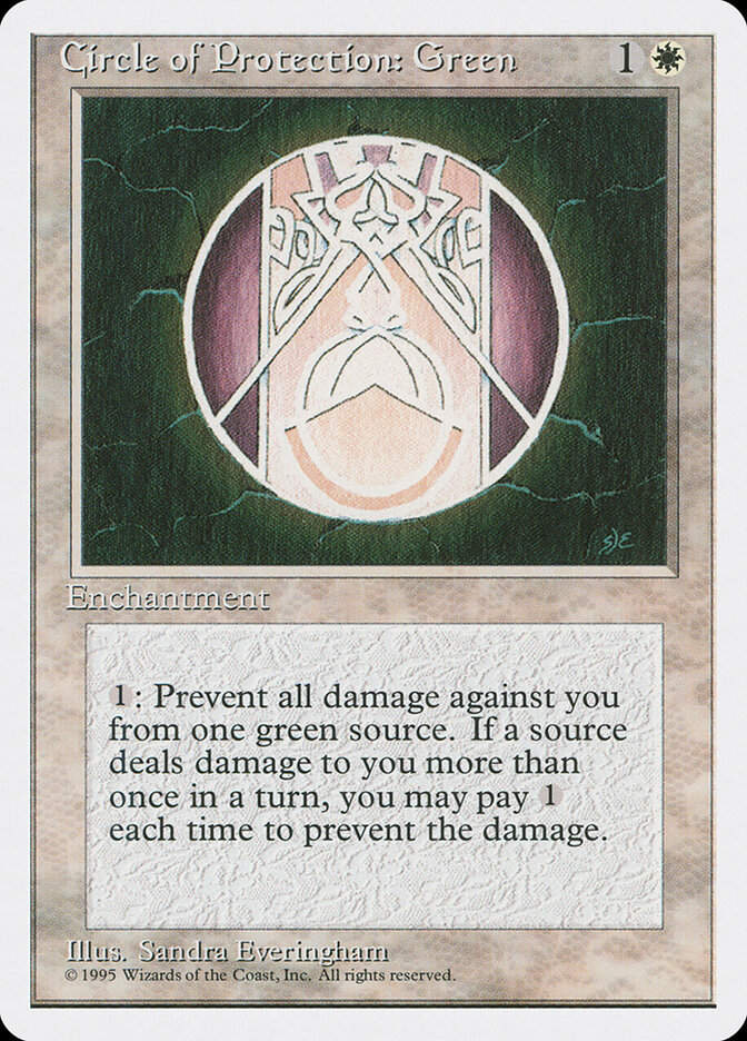 Circle of Protection: Green (4ED) (16)