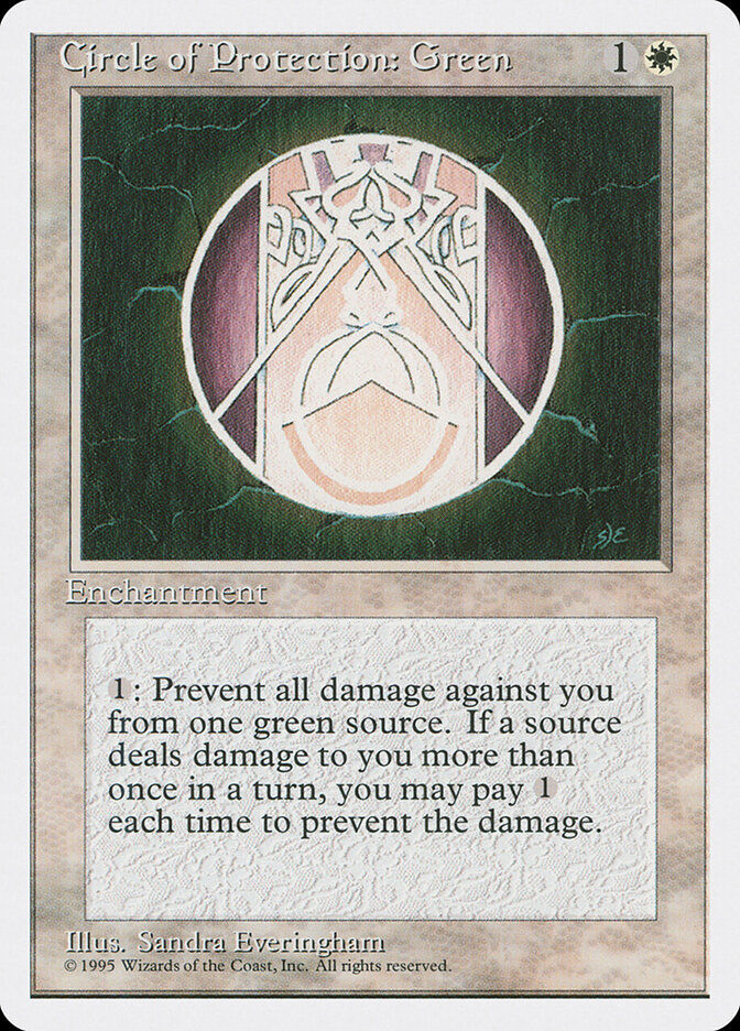 Circle of Protection: Green (4ED) (16)