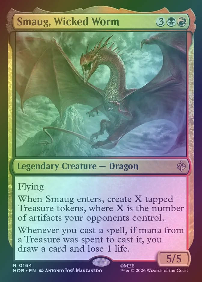 Smaug, Wicked Worm (HOB) (164) / Foil