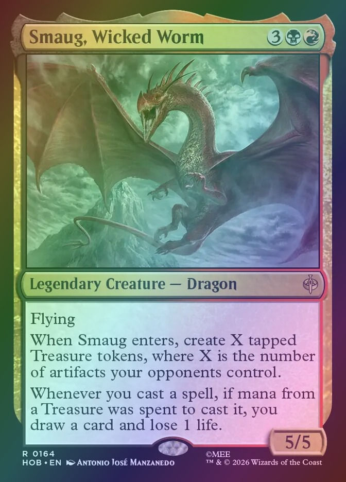 Smaug, Wicked Worm (HOB) (164) / Foil